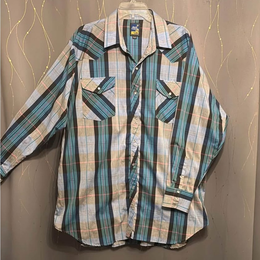 Vintage Men's Pearl Snap button down